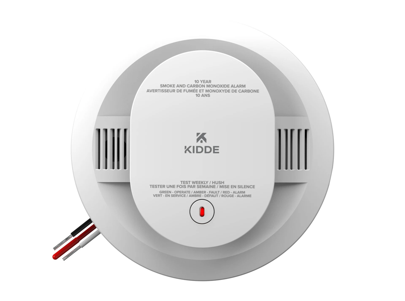30CUA10-VCA - Genuine OEM Kidde Smoke & Carbon Monoxide Detector with Voice Alerts, Hardwired 120V AC